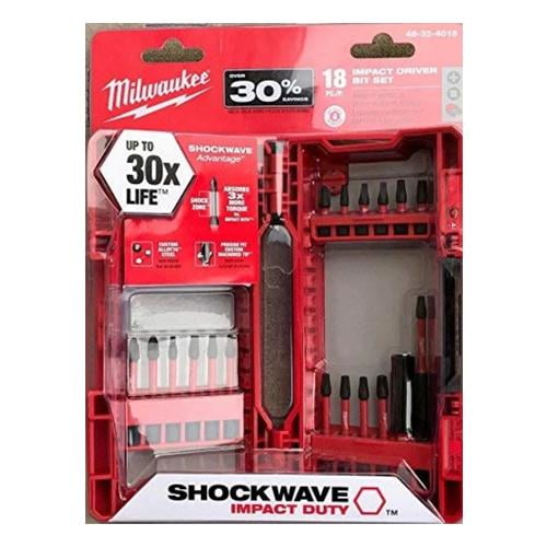 Milwaukee (48-32-4018) 18 Piece Milwaukee Shockwave™ Impact Duty™ Driver Bit Set