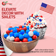 thumbnail image 3 of NY SPICE SHOP Red, White, and Blue Sixlets - 3 Pound - Red, White, and Blue Candy - 4th of July Candy - Patriotic Candy - Memorial Day Candy, 3 of 7