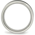 thumbnail image 3 of Chisel Stainless Steel Polished with Black and Green Carbon Fiber Inlay 8.2mm Band - Ring Size 7.5, 3 of 8