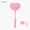 Pink Heart, variant on Credit Card Wand, Magic Wand Credit Card Holder, Contactless Payment Card Holder, Tap to Pay Wand with Hidden Card Slot, 3D Printed Novelty Gift and Decor for Contactless Cards, Pink Butterfly