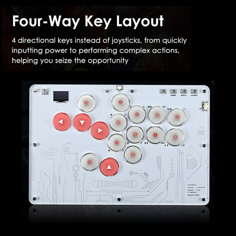 HITBOX Fighting Keyboard Arcade Joystick Advanced Buttons