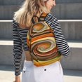 thumbnail image 5 of Bixox Colorful Swirl Printing Canvas Backpack Lightweight Casual Travel Backpack School Backpack Fits 15.6 Inch Notebook, 5 of 5