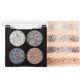 thumbnail image 1 of Paleta de sombras de ojos pigmentadas brillantes en polvo de sombra de ojos con brillo de diamante de 4 colores (01#), 1 of 3