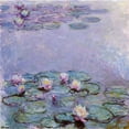 thumbnail image 2 of Monet, Claude 26x26 White Modern Wood Framed Museum Art Print Titled - Water Lilies, 2 of 4
