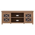 thumbnail image 2 of Henn&Hart 58" Golden Oak/Glass TV Stand, 2 of 10