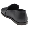 thumbnail image 2 of Lucky Brand Brazio Slip-on Black Leather Loafer Flat Smoking Slipper Loafer (6.5, BLACK), 2 of 6