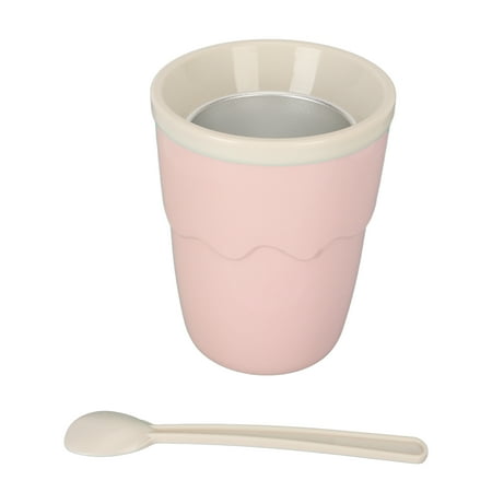 

Portable Slushie Cup 200ml Easy Operation Durable PP & Aluminium Lightweight Pink Perfect for Family Travel Camping and Outdoor Adventures