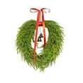 thumbnail image 2 of Ganfancp Vintage Christmas Wreath Home Decor Faux Needles Christmas Front Door Wreath With Hanging Bells Wreath Ofertas Del Día 1 X Guirnalda de Campanillas, 2 of 7