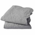 thumbnail image 3 of Better Homes & Gardens Silver Paisley Medallion Cotton Embroidered Quilted Shams, Standard (2 Count), 3 of 6