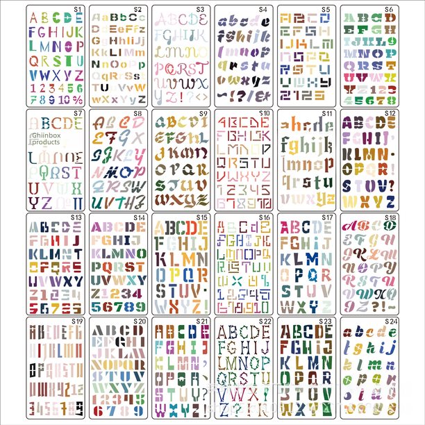 Tablero de dibujo hueco en inglés, plantilla de dibujo, cuenta de mano, tablero de dibujo para niños