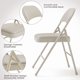 thumbnail image 4 of QinaQin Set de 2 sillas plegables de metal con asiento y respaldo acolchado, fáciles de guardar, ideales para casa, oficina, fiestas o uso interior y exterior, 4 of 7
