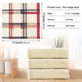 thumbnail image 6 of Yayeee 6 Pack Kitchen Dish Cloths Set for Washing Soft Drying Absorbent Microfiber Towels, Red Tartan, 6 of 9