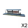 thumbnail image 1 of Modelo de parada de autobús en miniatura,Modelos de construcción a escala 1/64 Autobús en miniatura Esperando parada,1:64 Modelo de estación de autobuses Estación de montaje DIY,Escena de, 1 of 8