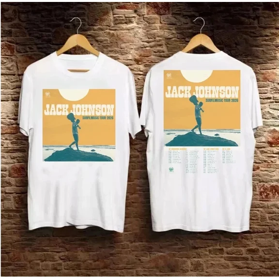 Jack Johnson Surfilmusic Summer Tour 2026 Graphic T-Shirt