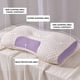 thumbnail image 2 of Almohada Suave No Colapsable Apoya la Columna Cervical, Ayuda a Dormir, Uso para Adultos y Estudiantes, 64*34cm Almohada Mediana Morada, 2 of 6