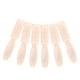 thumbnail image 1 of 6 cepillos para uñas, herramientas de limpieza de uñas, cepillo de manicura con mango de plástico, cepillos de pedicura, naranja transparente, 1 of 8
