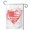 American Flag Love Heart, variant on Flamingo Pool Party Garden Flag 12.5"X18" Outdoor Indoor Garden Decor Porch Banner Sign With Grommets Uv Fade Resistant