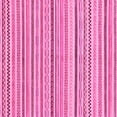 thumbnail image 1 of Ahgly Company Indoor Square Abstract Pink Modern Area Rugs, 6' Square, 1 of 4