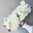 thumbnail image 3 of YOHAVEN Wedding Silk Flower Arrangement, 20" Artificial Rose Bouquet T-Table Arch Road Guide Floral Decoration Silk Flowers for Romantic Wedding Ceremony Venue Party Decor, 3 of 7