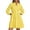 Yellow, variant on PRETTYGARDEN Women's Spring Long Puff Sleeve Mini Dress Hollow Out Lace V Neck A Line Ruffle Casual Party Dresses