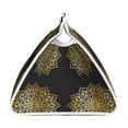 thumbnail image 3 of Lsque Gold Mandala Printed Long Tissue Box Cover Holder, Facial Paper Organizer Dispenser,Triangle with Bottom Belt, PVC Leather Decorative Organizer, 3 of 9
