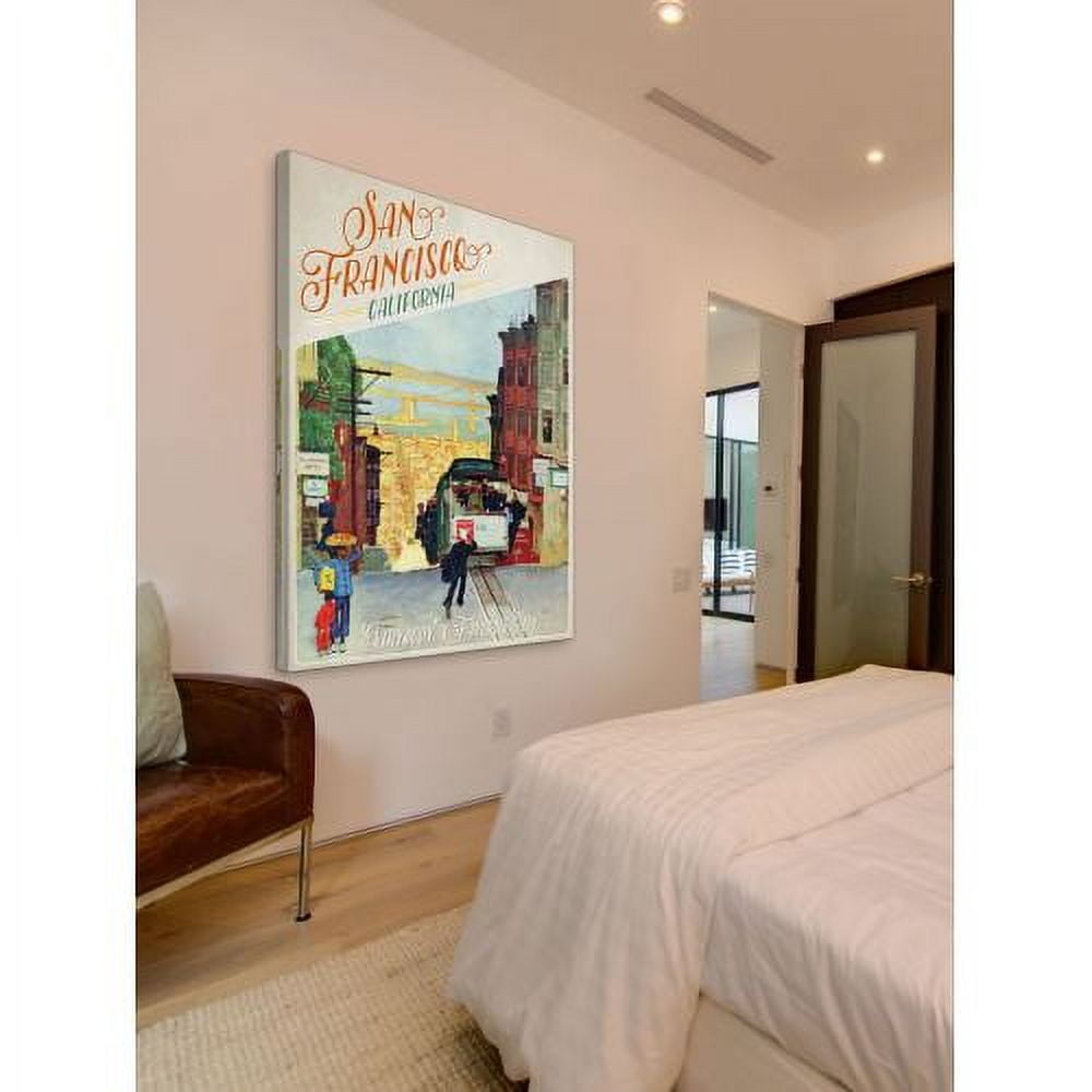 Marmont Hill Everybodys Favorite City Vintage Advertisement on Wrapped Canvas