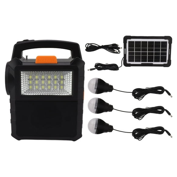 solar generator multifunctional long-lasting portable power station home spare emergency spare parts RV outdoor camping, polymer lithium battery 6000mah (built-in)