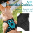 thumbnail image 3 of rabbitgoo Dog Harness  No-Pull Pet Harness with 2 Leash Clips  Adjustable Soft Padded Dog Vest  Reflective No-Choke Pet Oxford Vest with Easy Control Handle for Large Dogs Orange L, 3 of 9