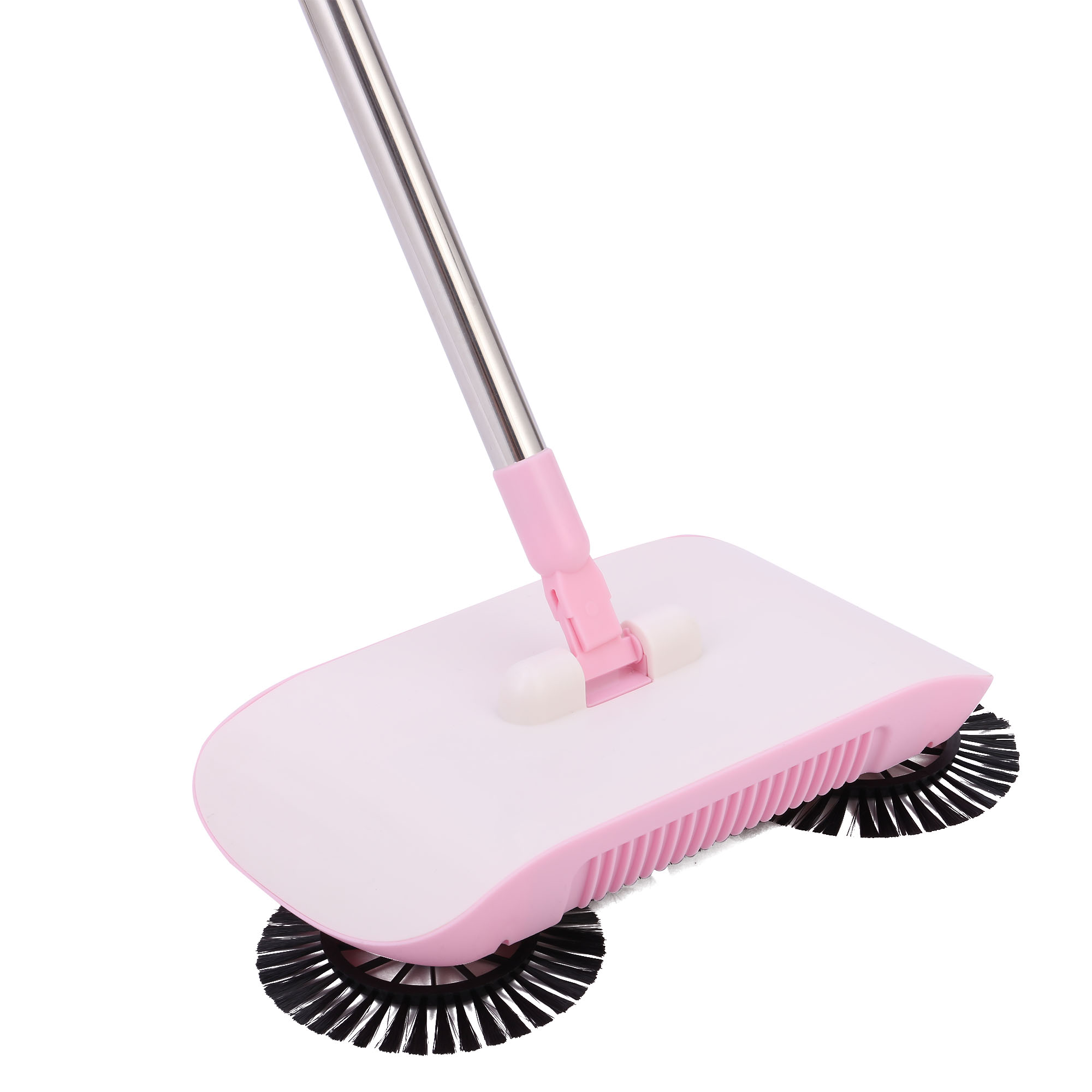 3 in 1 Hand Push Sweeper Broom Rotating Cleaning Machine Sweeping Tool