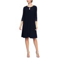 thumbnail image 1 of Alex Evenings Womens Embellished Layered Dress navy 4P, 1 of 2