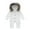 White, variant on HAiming Infant Baby Boys Girls Hooded Jumpsuit Solid Color Long Sleeve Ribbed Knit Rompers Fall Winter Trendy Clothes