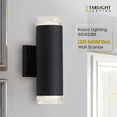 thumbnail image 2 of Kuzco Norfolk Black LED Wall Sconce 8.25" Modern Up Down Light Fixture, 2 of 7
