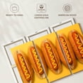 thumbnail image 6 of Elephant Stock Hot Dogs Wall Art - Horizontal Multi Panel Canvas - Cafe & Restaurant Wall Decor - Food And Drink Multi Panel - Orange And Yellow Decor - 45" x 28", 6 of 8
