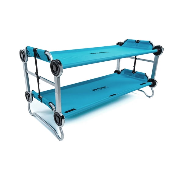 Kid-O-Bunk by Disc-O-Bed Portable Cot System; Teal
