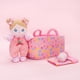 thumbnail image 2 of Set de muñecas blandas OUOZZZ 10 con muñeco de peluche, capazo y más, 2 of 6