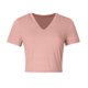 thumbnail image 3 of Casual Camisetas de Manga Corta para las Mujeres Cuello en V Camiseta Sólida, Poliéster de Verano de la Moda Superior para el Uso Diario, 3 of 4