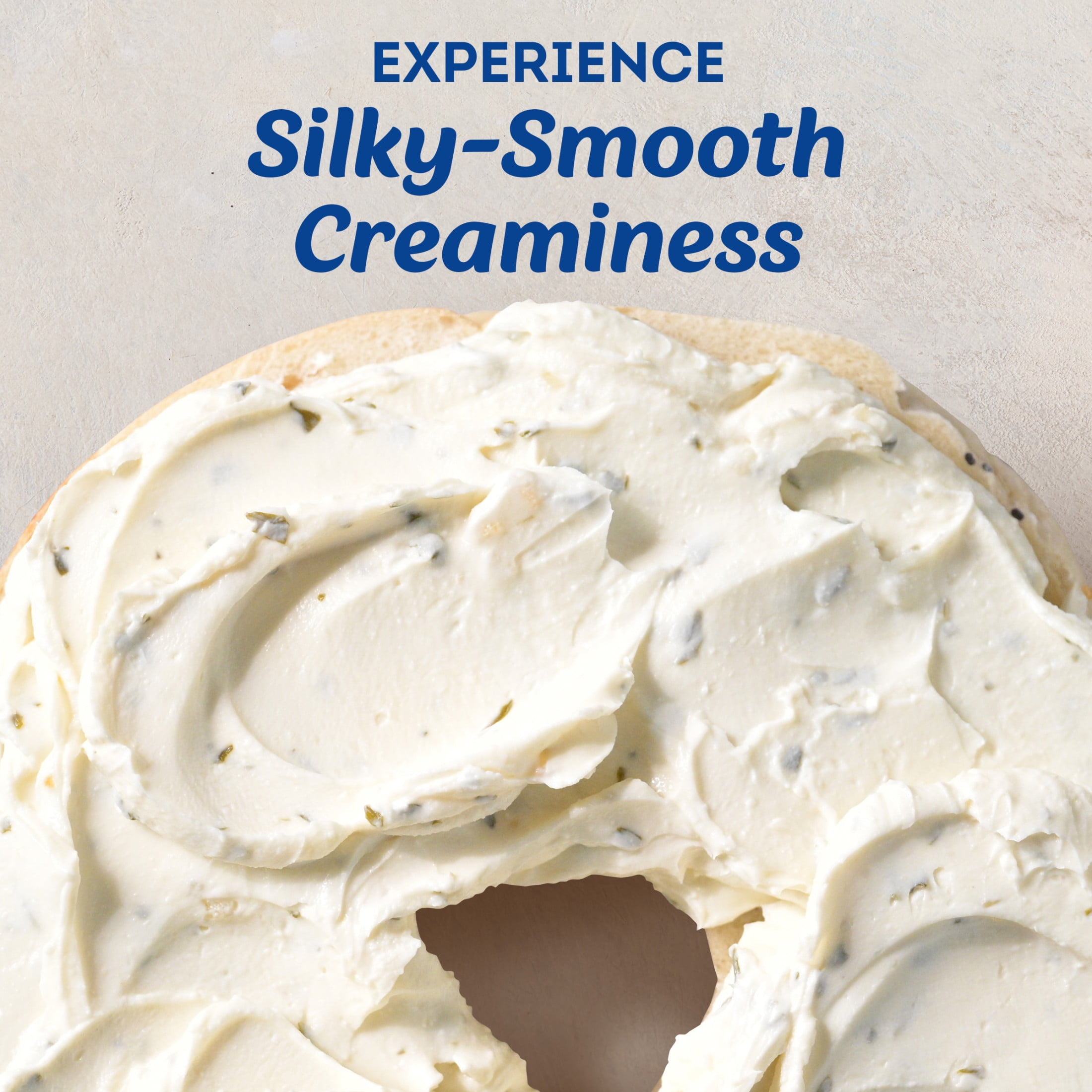 Philadelphia Flavored Cream Cheese Spread, 1 Tub, for Smooth, Spreadable Mornings, Garlic & Herb, No Artificial Preservatives, Flavors or Dyes, 7.5 oz
