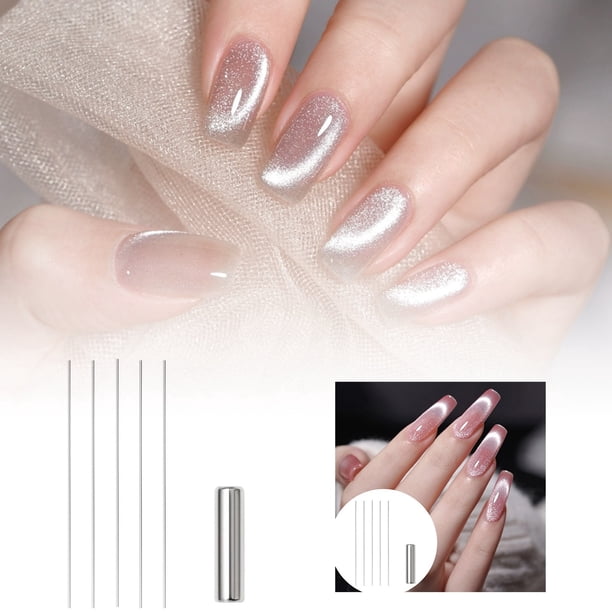 Imán para esmalte de gel en forma de corazón, magnetismo potente para diseños precisos de uñas, ideal para aficionados al bricolaje y profesionales