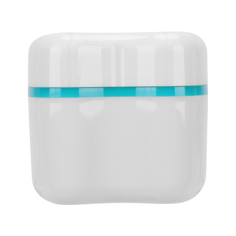 Bathroom Denture Box Denture Cup Mouth Guard Cleaning Container Denture