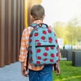 thumbnail image 6 of Yiaed Strawberries Print School Backpack College Backpack Daypacks for Students High School Spacious and Durable Daypack for Work and Travel-One Size, 6 of 6