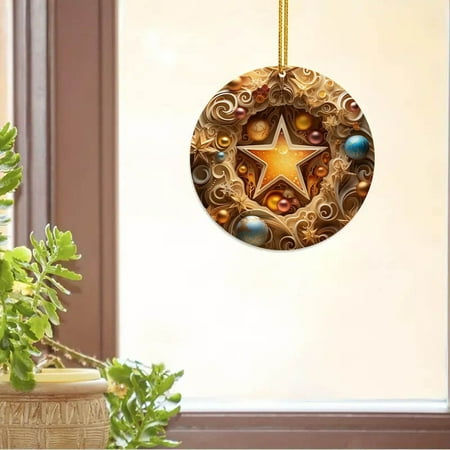 

Car Decoration Acrylic Pendant Atmosphere Scene Layout Hanging Arts And Crafts Gifts
