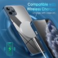 thumbnail image 6 of Crystal Clear Case for iPhone 11 Pro, [Not Yellowing] [Camera Protection] [Military Grade Drop Tested] Transparent Shockproof Protective Phone Case Soft Silicone Slim Cover, 5.8 inch, Blue, 6 of 16