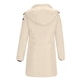thumbnail image 3 of Chaqueta y abrigo informal de manga larga con capucha para mujer, estilo San Valentín, informal, de longitud media, cálido, con estampado, de algodón, con capucha, blusa, abrigo para mujer, 3 of 3