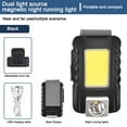 thumbnail image 5 of EDFRWWS XPG COB Hat Clip Light 500mAh 500LM Type-C Rechargeable Outdoor Headlight(Black), 5 of 9