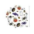 thumbnail image 3 of Zhourta Halloween Disposable Tableware Glow in the Dark Halloween Party Supplies 16PCs Paper Plates & Cups 20 Sheets Napkins No Cleaning Needed, 3 of 6