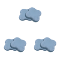 thumbnail image 1 of 2 Piezas Rodilla Yoga Arrodillado Sin Deslizamiento para () Azul, 1 of 4
