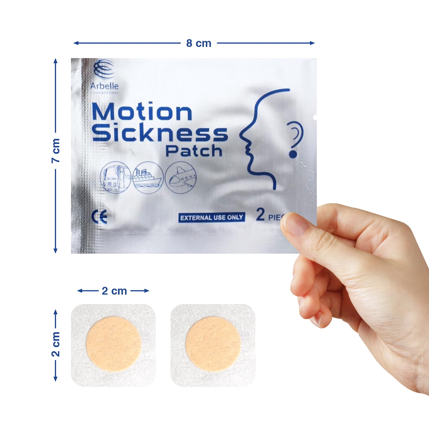 Motion Patch - 20 Pack - Motion of Cars, Ships, Airplanes, Cruise, Trains & Other Forms of Transport Movement.