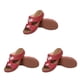 thumbnail image 4 of Minnieouse 2 uds zapatillas sin cordones elegantes y acogedoras para mujeres turistas sandalias fáciles de limpiar rojo 43 1 Type1 NO1, 4 of 6