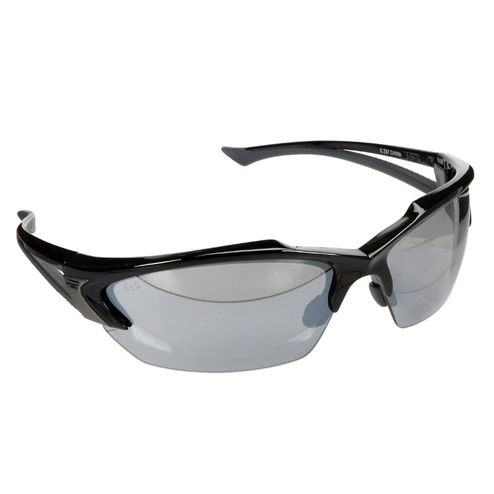Edge Eyewear Safety Glasses Clear Lens Black Frame 1 pc.