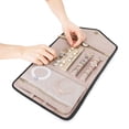 thumbnail image 4 of Bolsa organizadora de joyas BAGSMART Travel Roll negra, 4 of 9